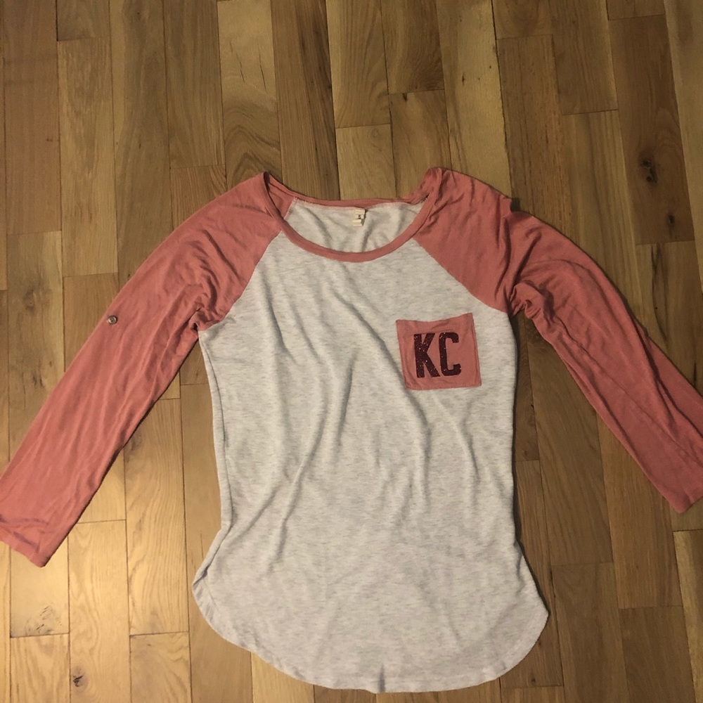 Boutique baseball style tee